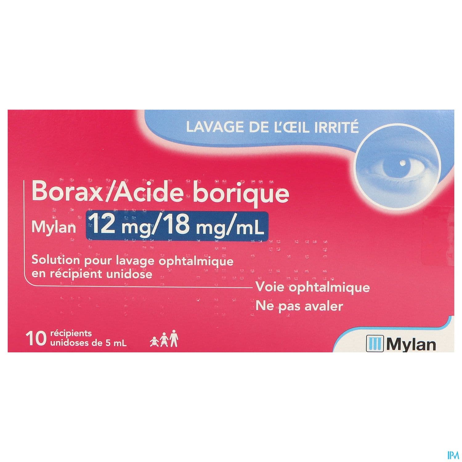 BORAX/AC.BORIQUE MYL SOL OPH 5ML10
