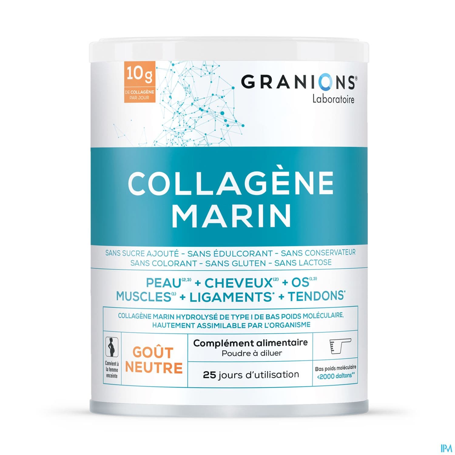 GRANIONS COLLAGENE+ NEUTRE 258G