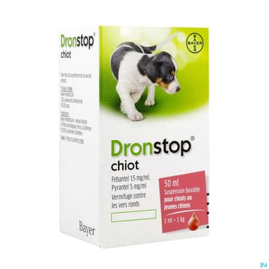 DRONSTOP CHIOT SUSP/BUV FL50ML1