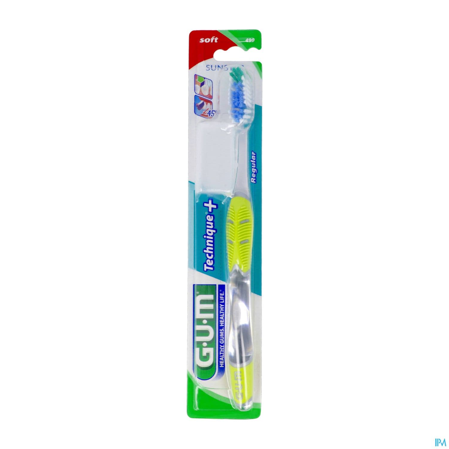 Gum technique+ brosse à dents souple normale (modèle 490)