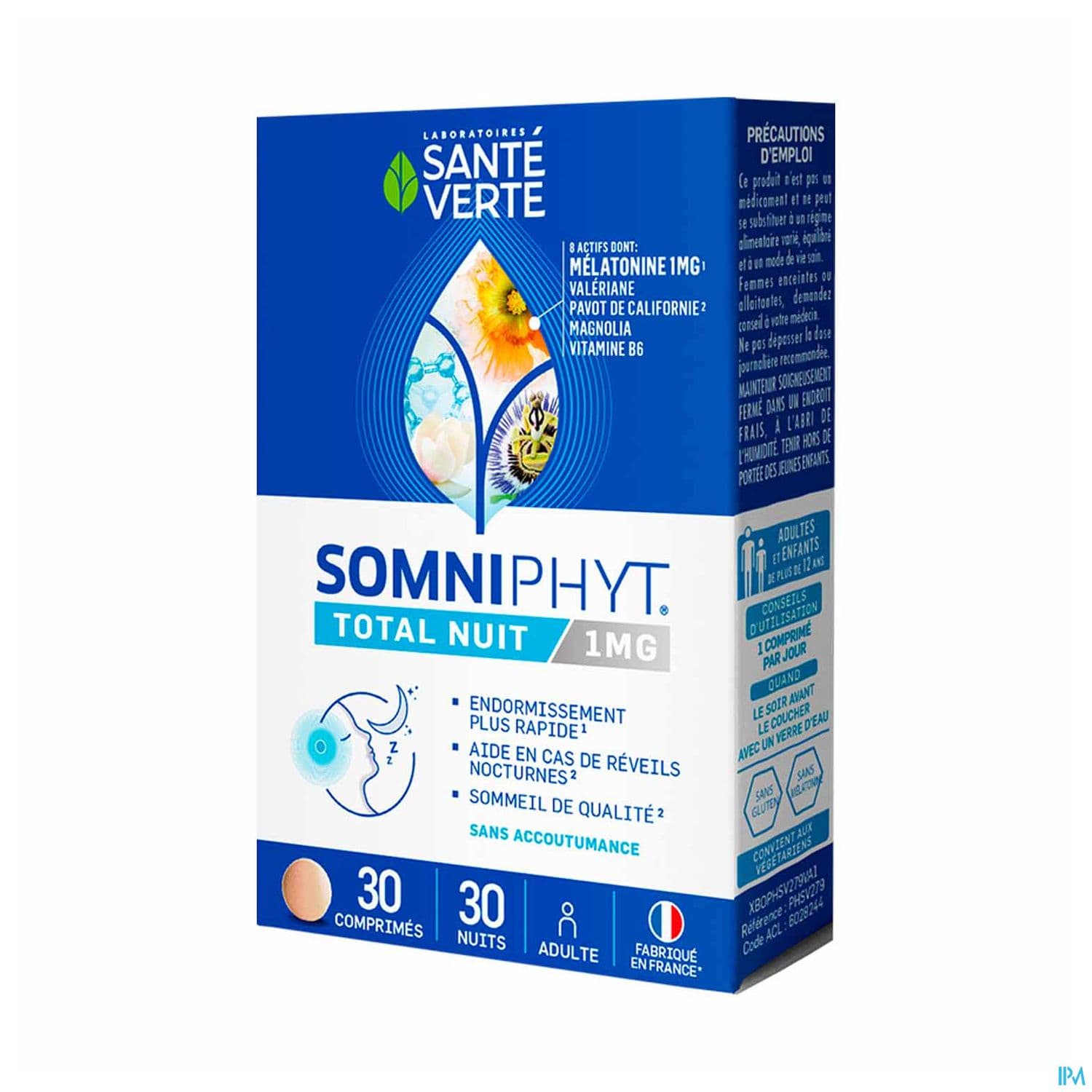 Sante Verte Somniphyt Total Nuit 1mg Comprime 30