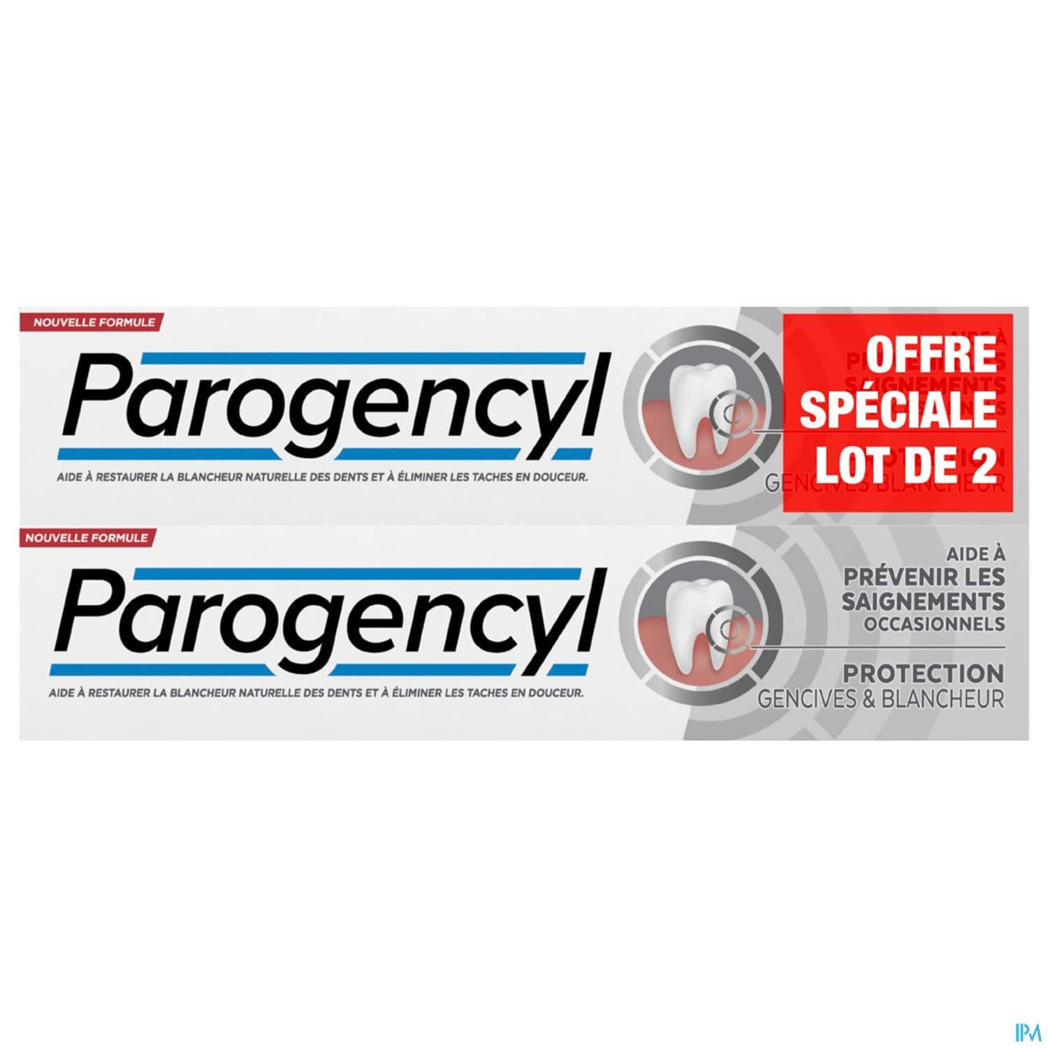 Parogencyl Dentifrice Prevention Gencives Blancheur 75ml X2