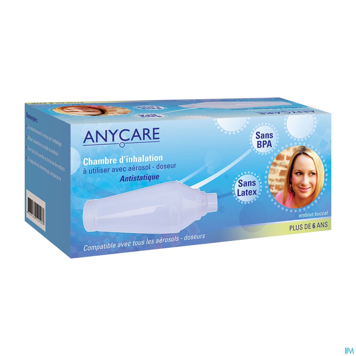 ANYCARE CHAMBRE INHALATION +6ANS — Pharmacie Européenne 24/24 de la place de clichy
