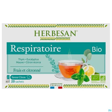 Herbesan Infusion Respiratoire Bio Sechet 20