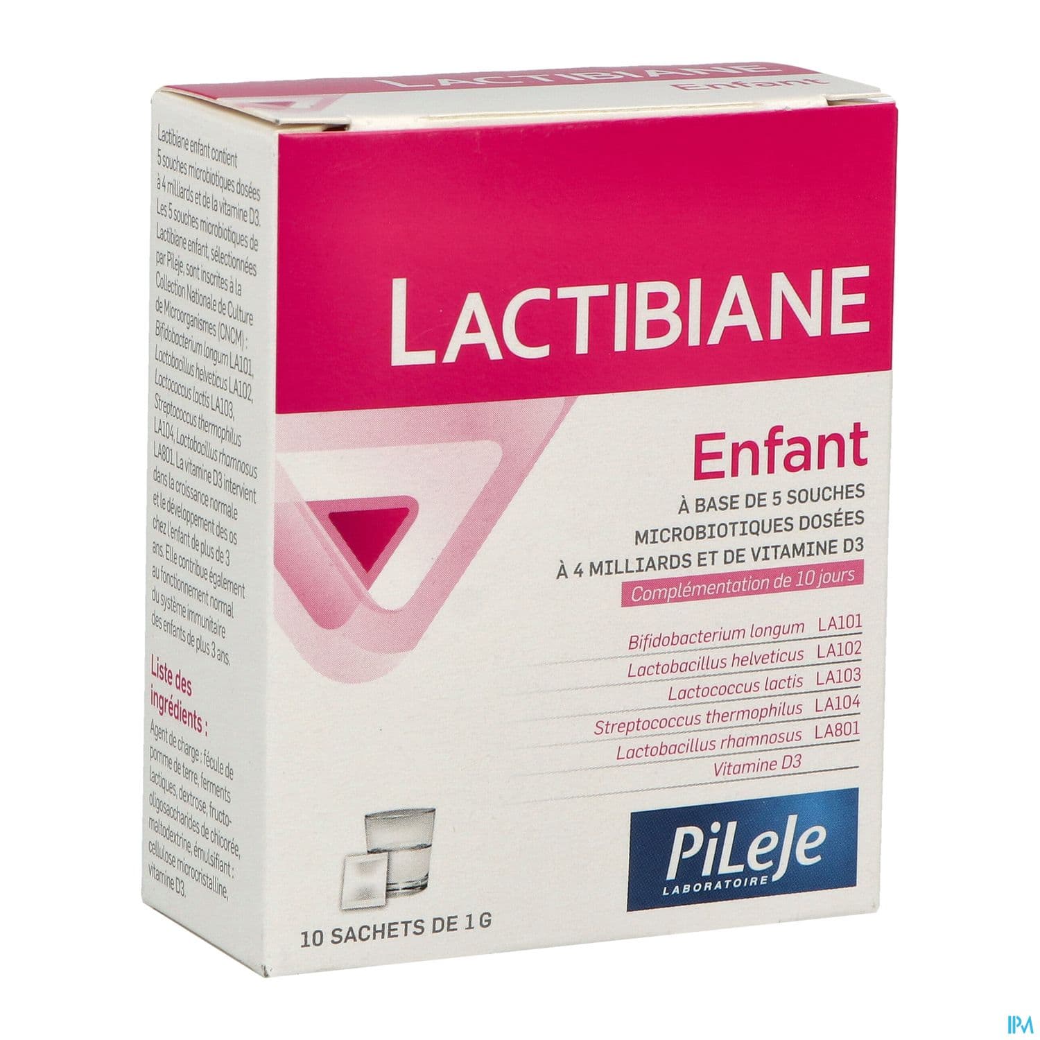 Pileje Lactibiane Enfant Poudre 1g Sachet 10