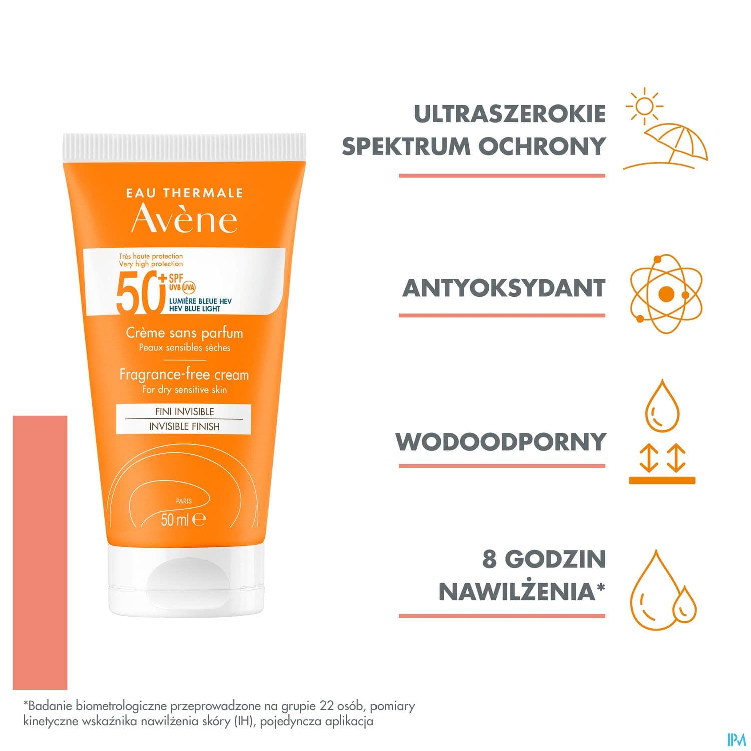 AVENE SOL SPF50+ CREME S/PARF 50ML