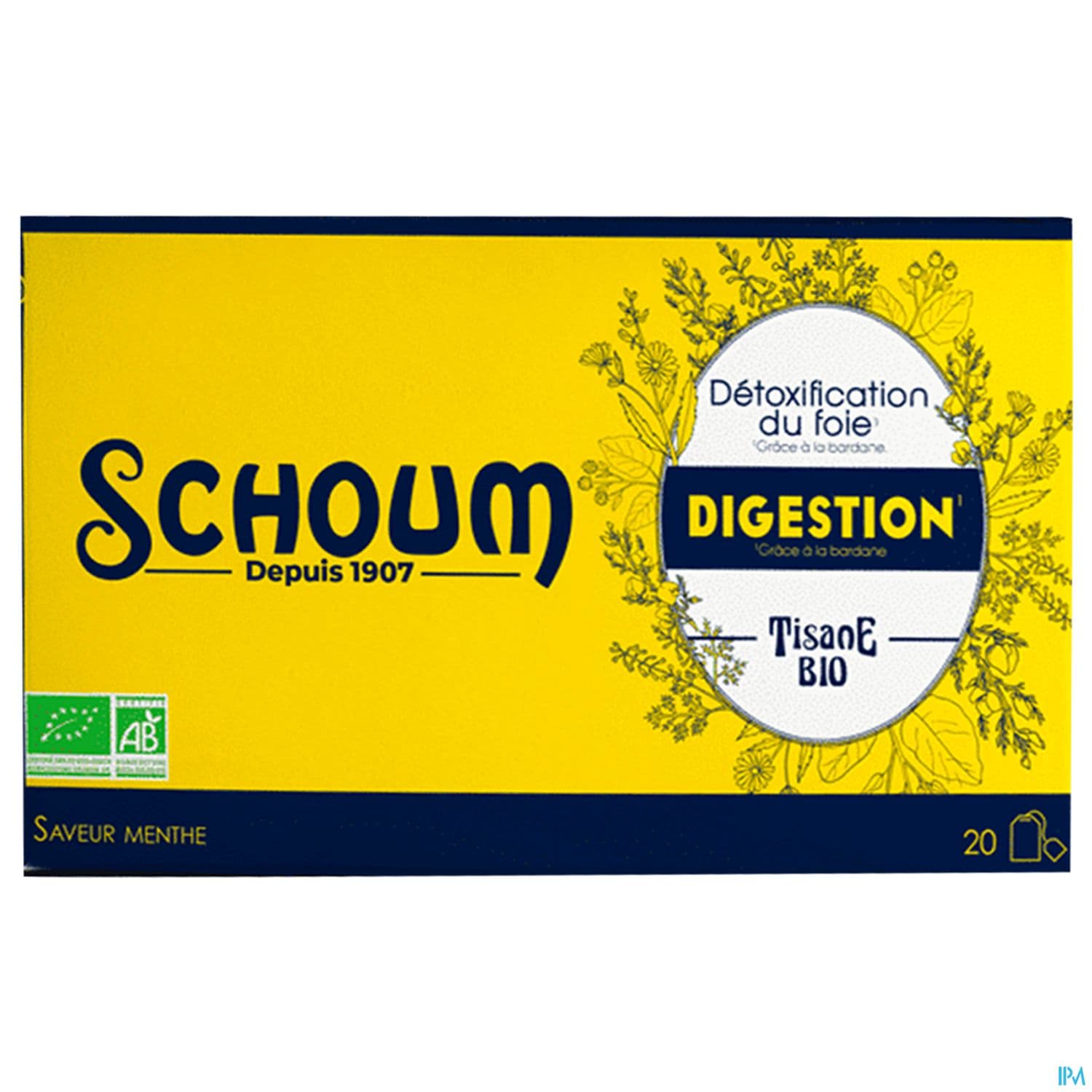 SCHOUM DIGESTION TISANE BIO SAC 20