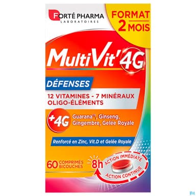 Forte Pharma Multivit' 4g Defenses Comprime 60