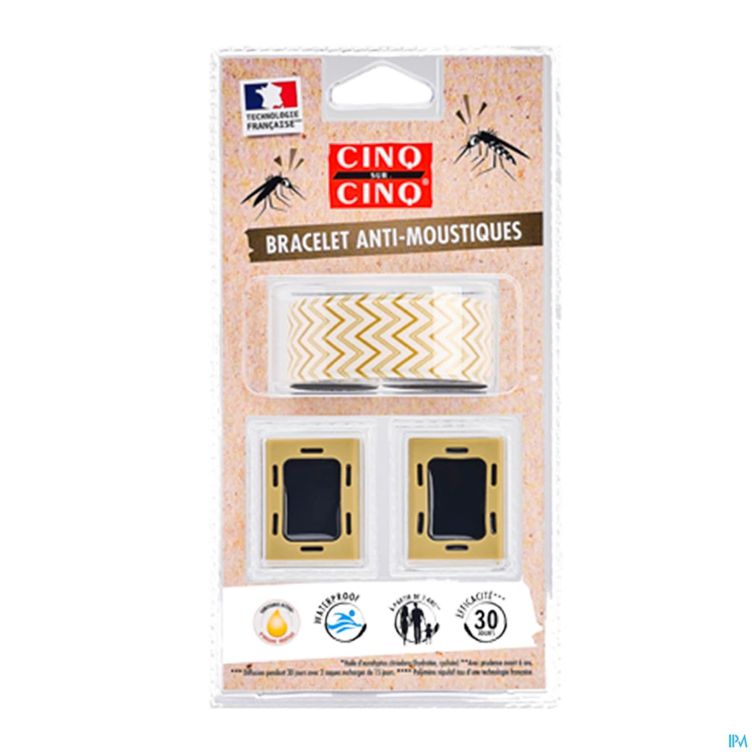 Cinq Sur Cinq Bracelet Moustique White Summer