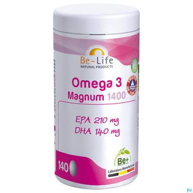 BE-LIFE OMEGA3 MAGNUM CAPS 140