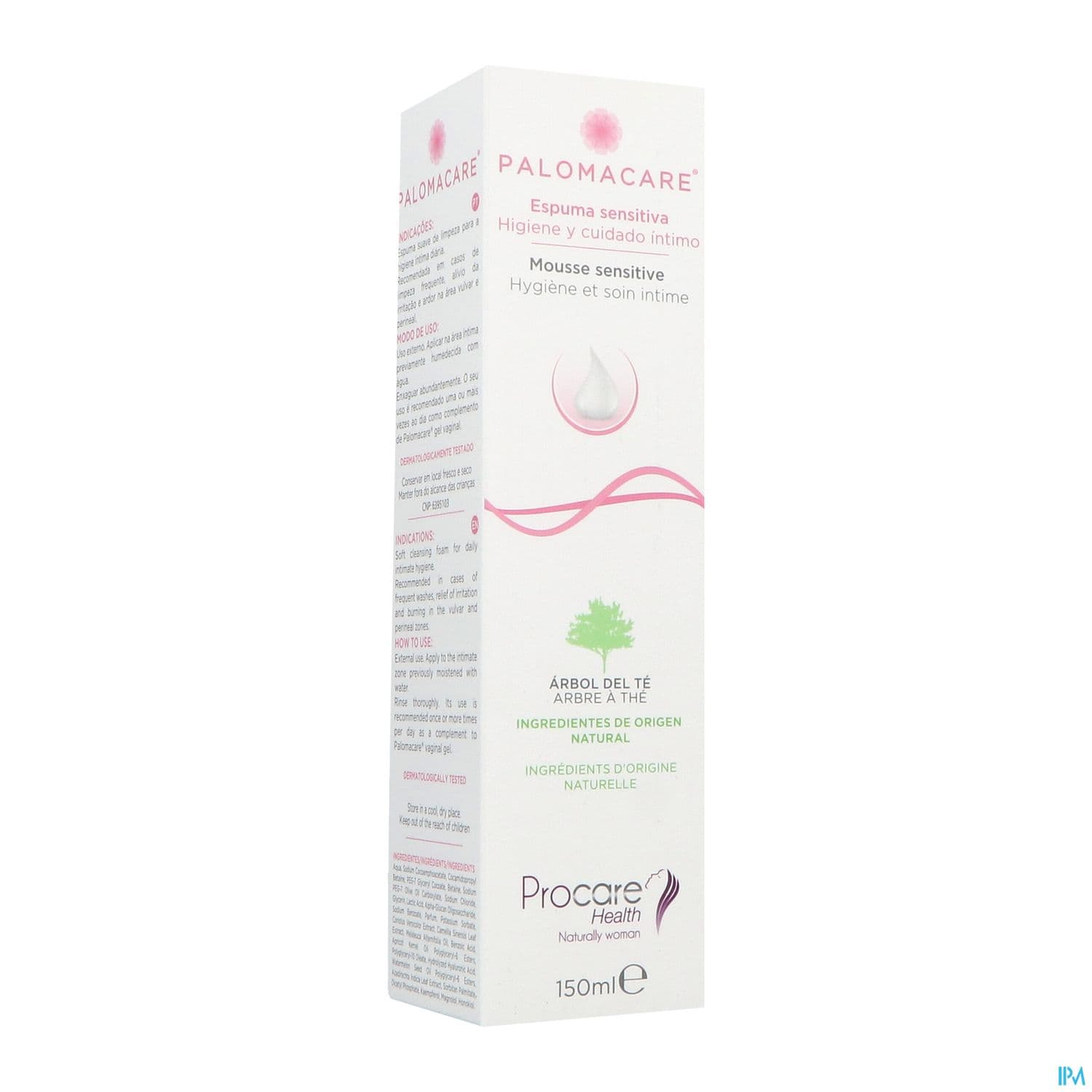 PALOMACARE MOUSS LAV SENSITIV150ML