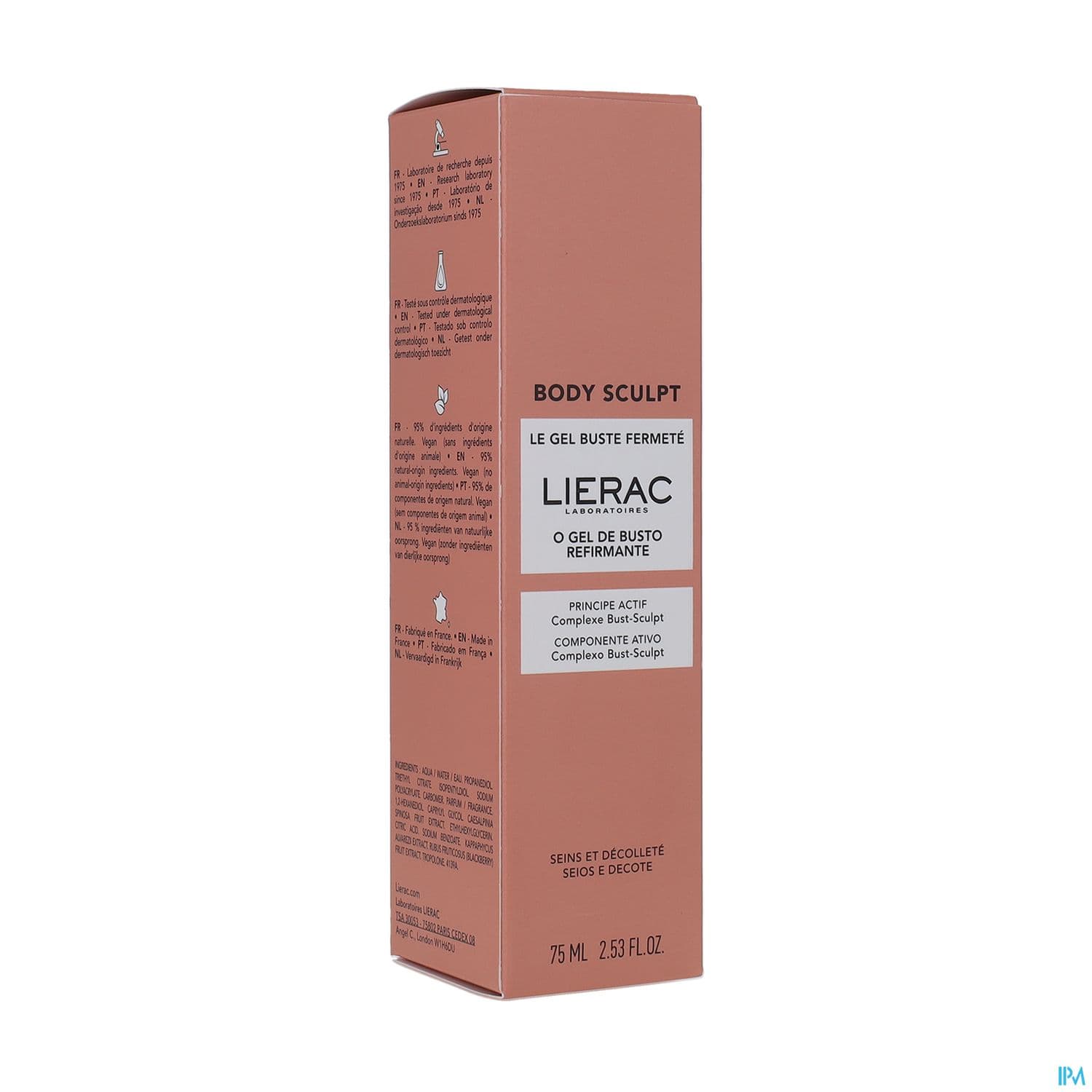 LIERAC BODY SCULPT GEL BUSTE 75ML — Pharmacie Centrale Boulogne by Nexum