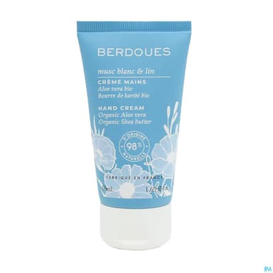 Berdoues 1902 Creme Mains Musc Blanc Lin 50ml