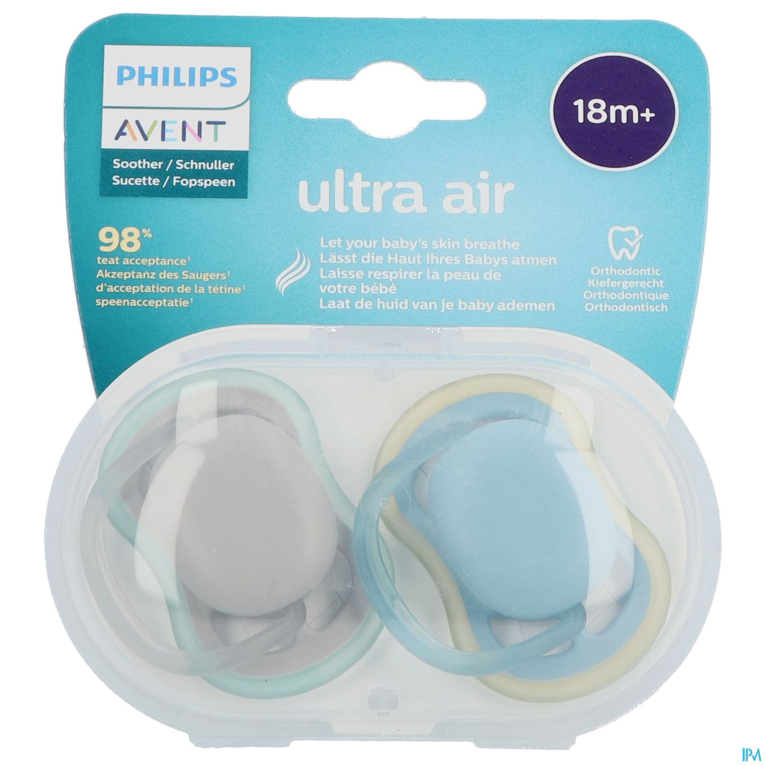 Avent Sucette Ultra Air +18mois X2