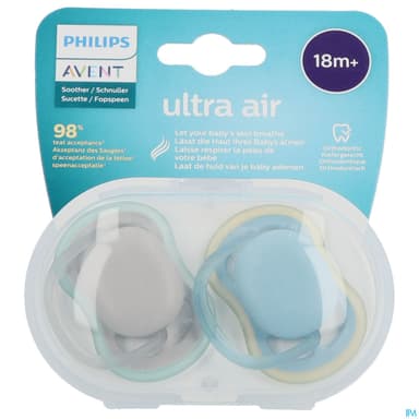 Avent Sucette Ultra Air +18mois X2