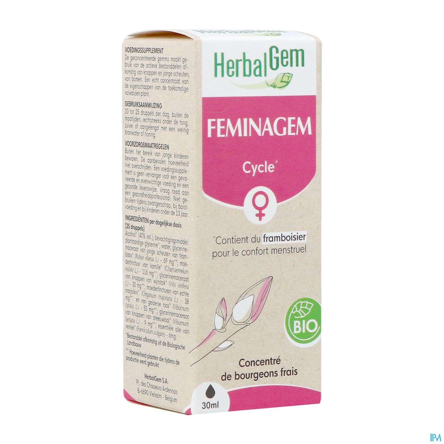 Herbalgem Feminagem Gc21 Confort Menstruel Bio 30ml