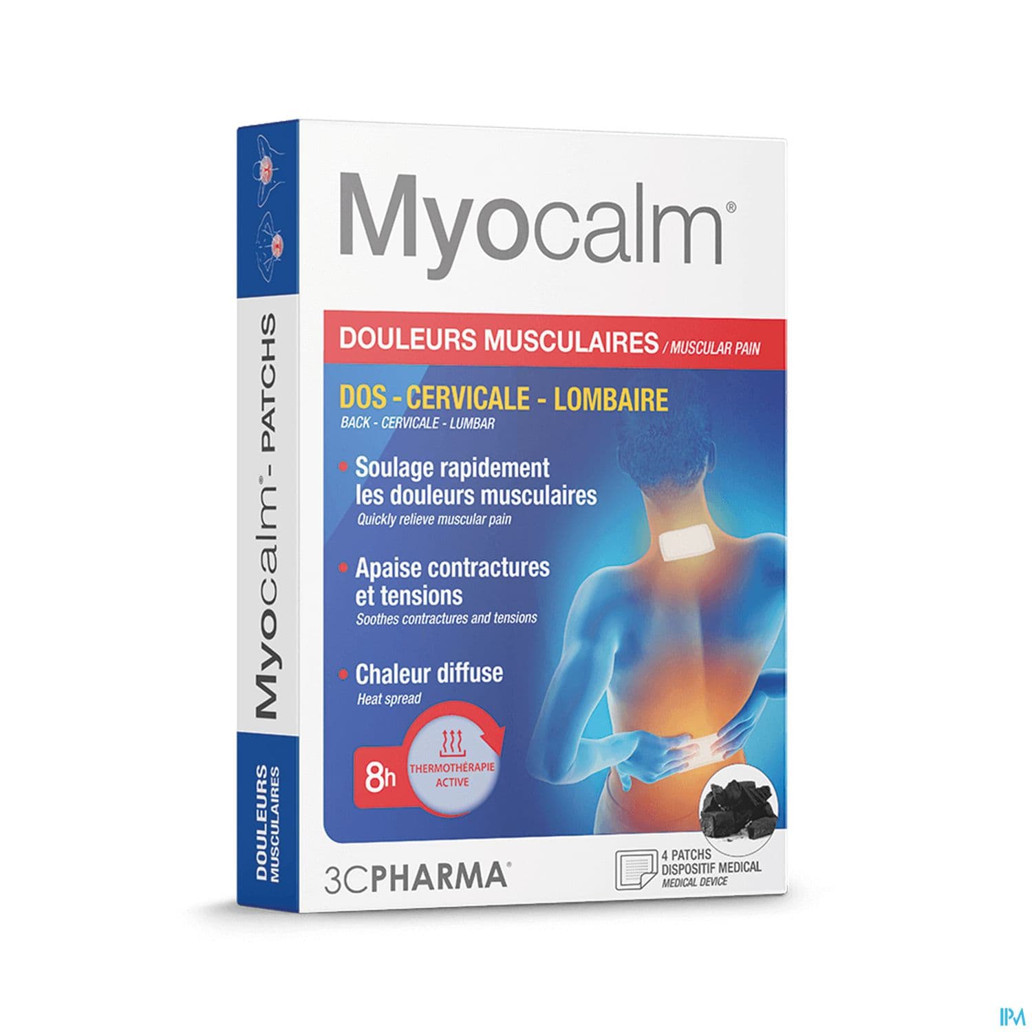 3c Pharma Myocalm Douleurs Musculaires Patch X4