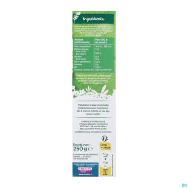 MODILAC CEREALE BIO VANILLE 250G