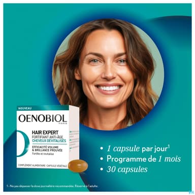 Oenobiol Hair Expert Fortifiant Antiage Capsule 30 X2
