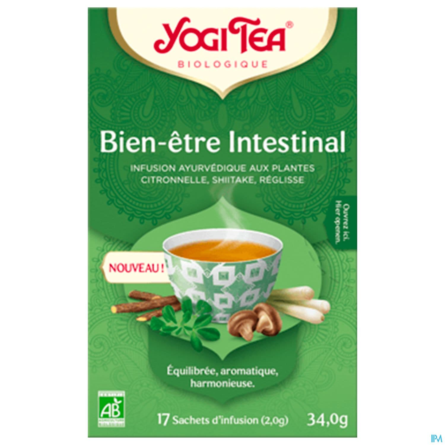 Yogi Tea Bien Etre Intestinal Bio Infusette 2g 18