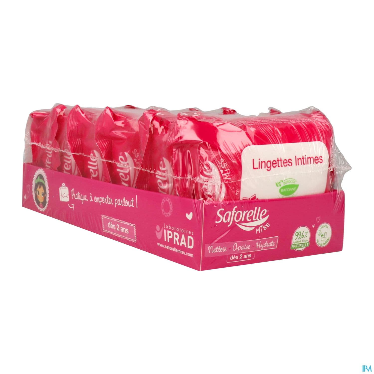 Saforelle Miss Lingettes Intimes Paquet De 25 Presentoir 6 — Pharmacie Sainte-honorine / la cité