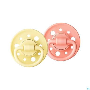Dodie Sucette Anatomique Caoutchouc Ronde Gaia +6mois Sous Le Soleil C3 X2