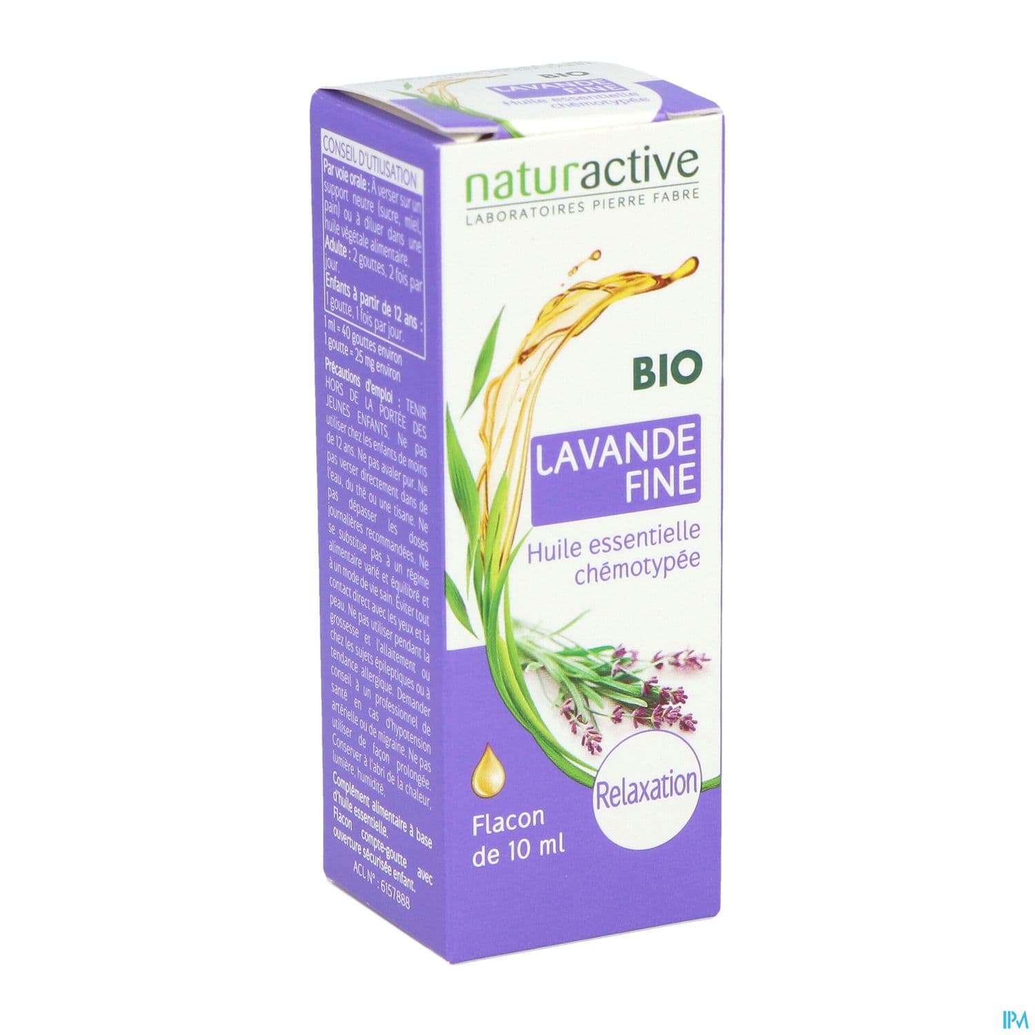 NATURACTIVE HE LAVANDE FINE BIO 10