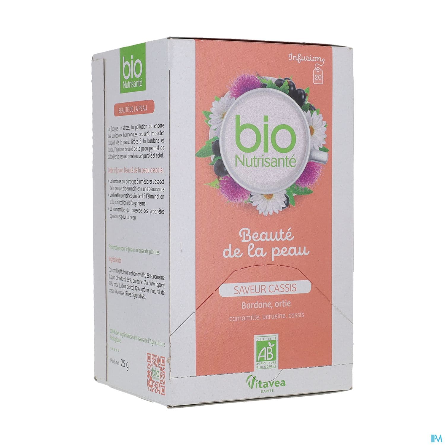 Vitavea Bionutrisante Infusion Beaute De La Peau Sachet 20