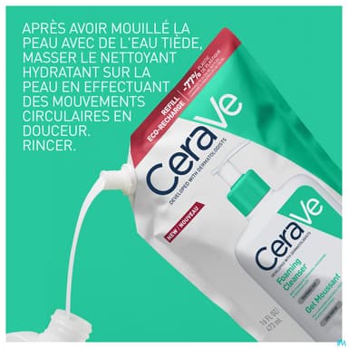 Cerave Eco Recharge Gel Moussant 473ml