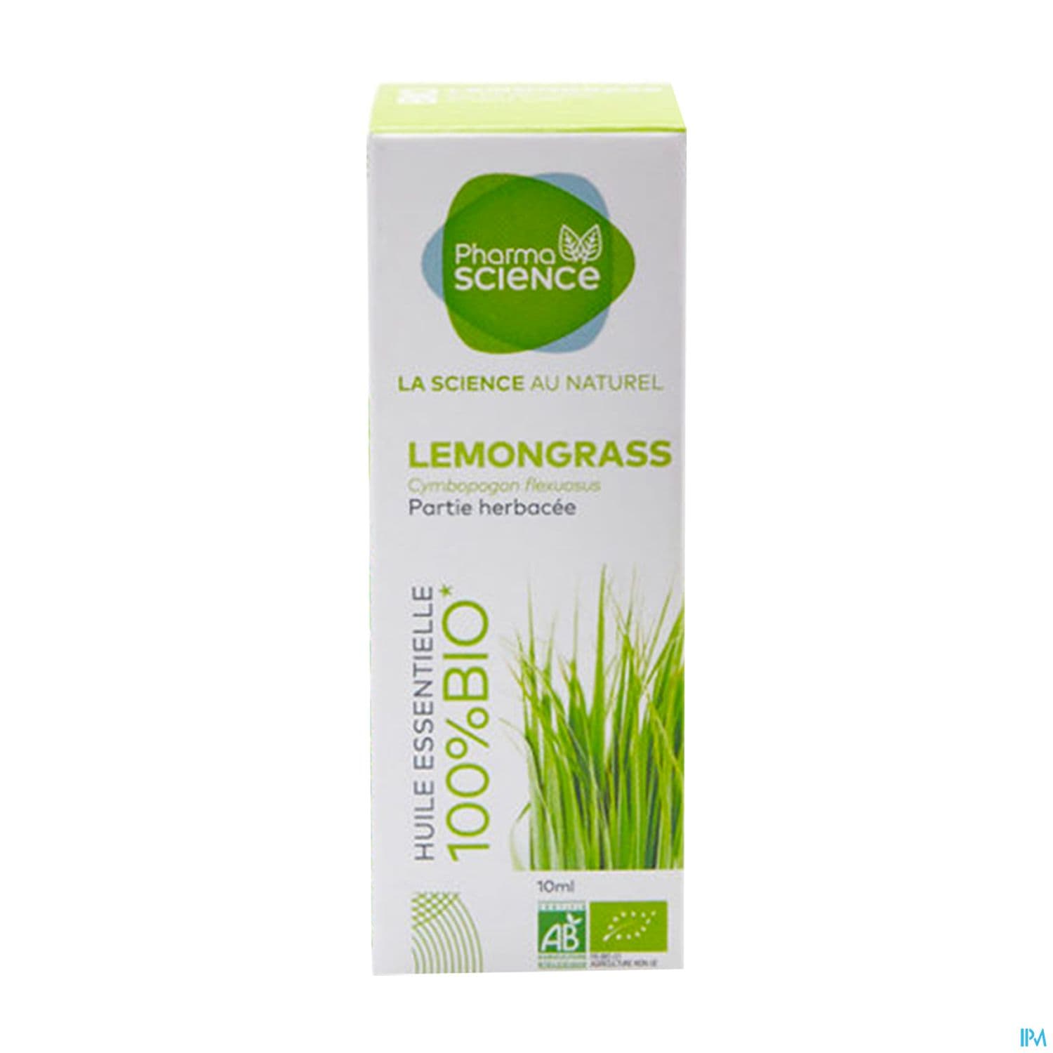 Pharmascience Huile Essentielle Lemongrass Bio 10ml — Pharmacie du Pilori
