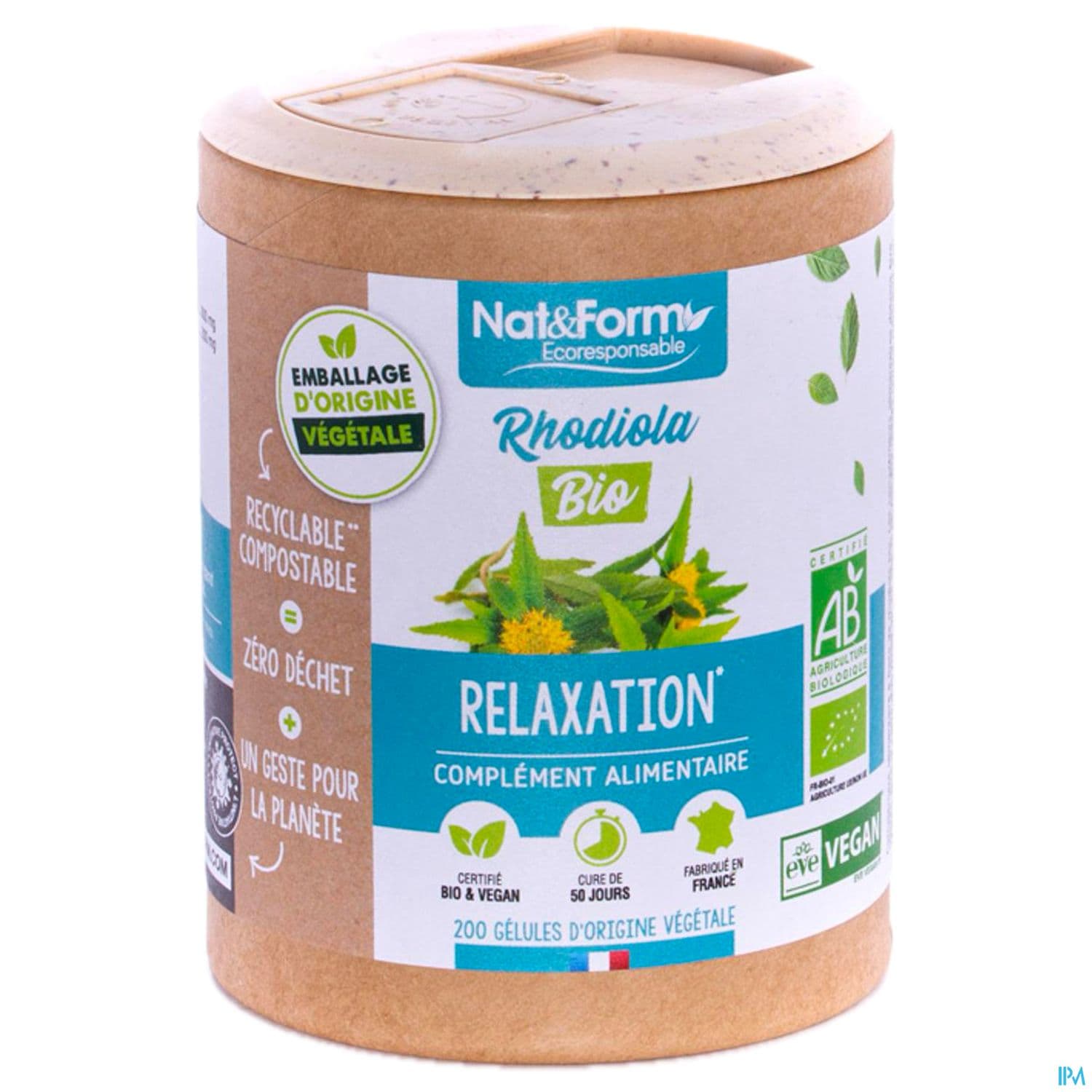 Nat Et Form Ecoresponsable Rhodiola Gelule 60