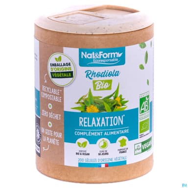 Nat Et Form Ecoresponsable Rhodiola Gelule 60