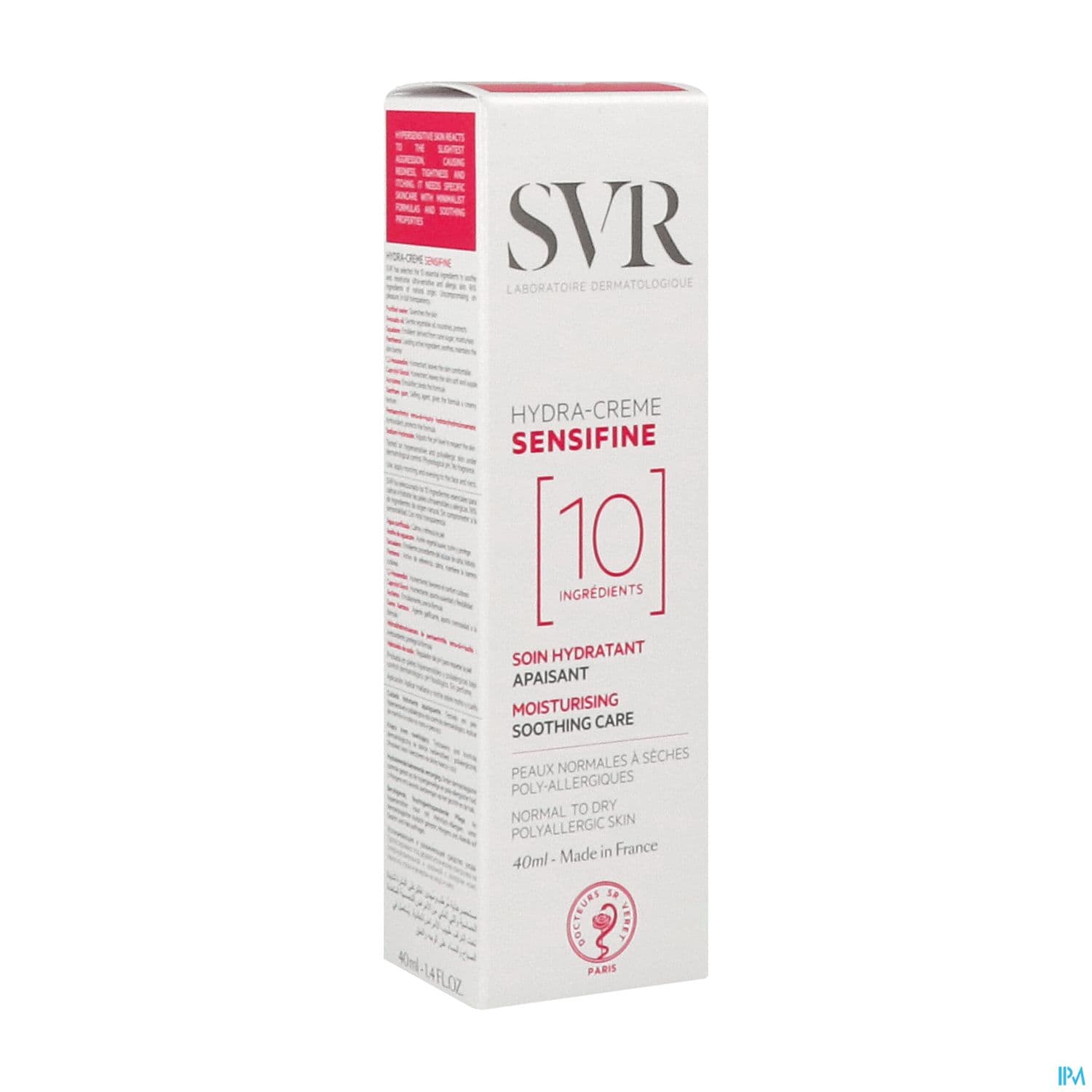 SVR SENSIFINE HYDRA CREME 40ML — Pharmacie de la Croix Rouge - Tourcoing