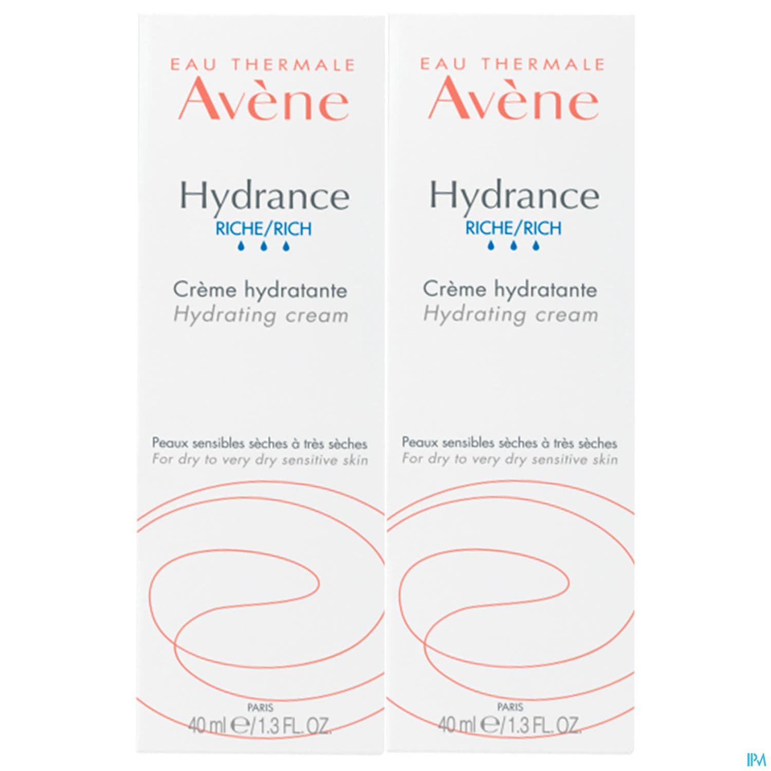 AVENE HYDRANCE RICHE CR 40MLX2
