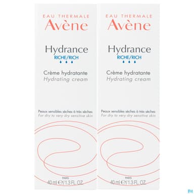 AVENE HYDRANCE RICHE CR 40MLX2