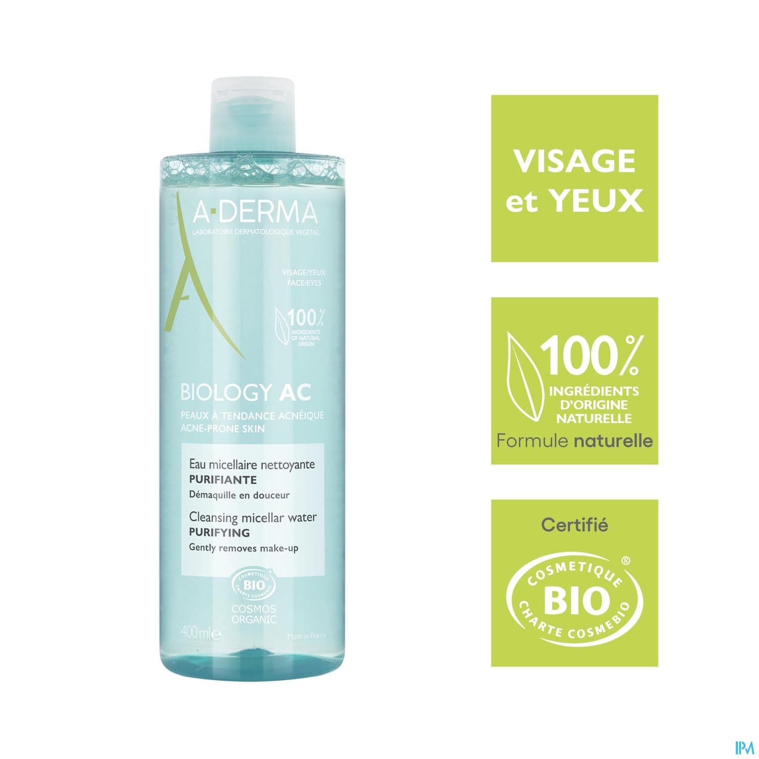 A-DERMA BIOLOGY AC EAU MICEL 400ML
