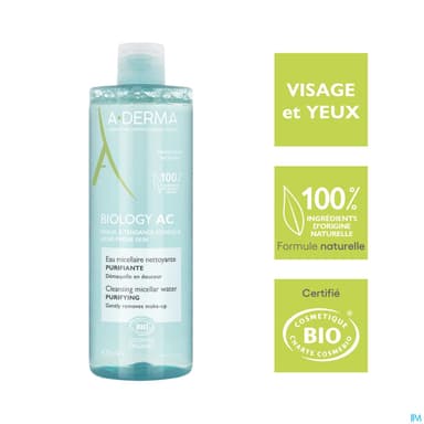 A-DERMA BIOLOGY AC EAU MICEL 400ML
