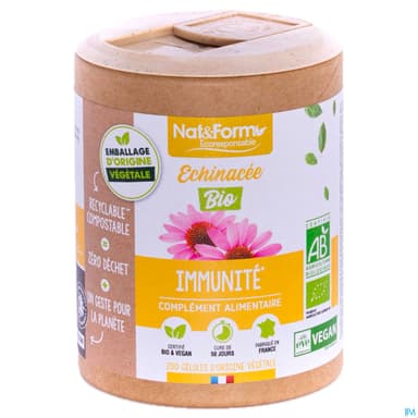 Nat Et Form Ecoresponsable Echinacea Bio Gelule Vegetale 200