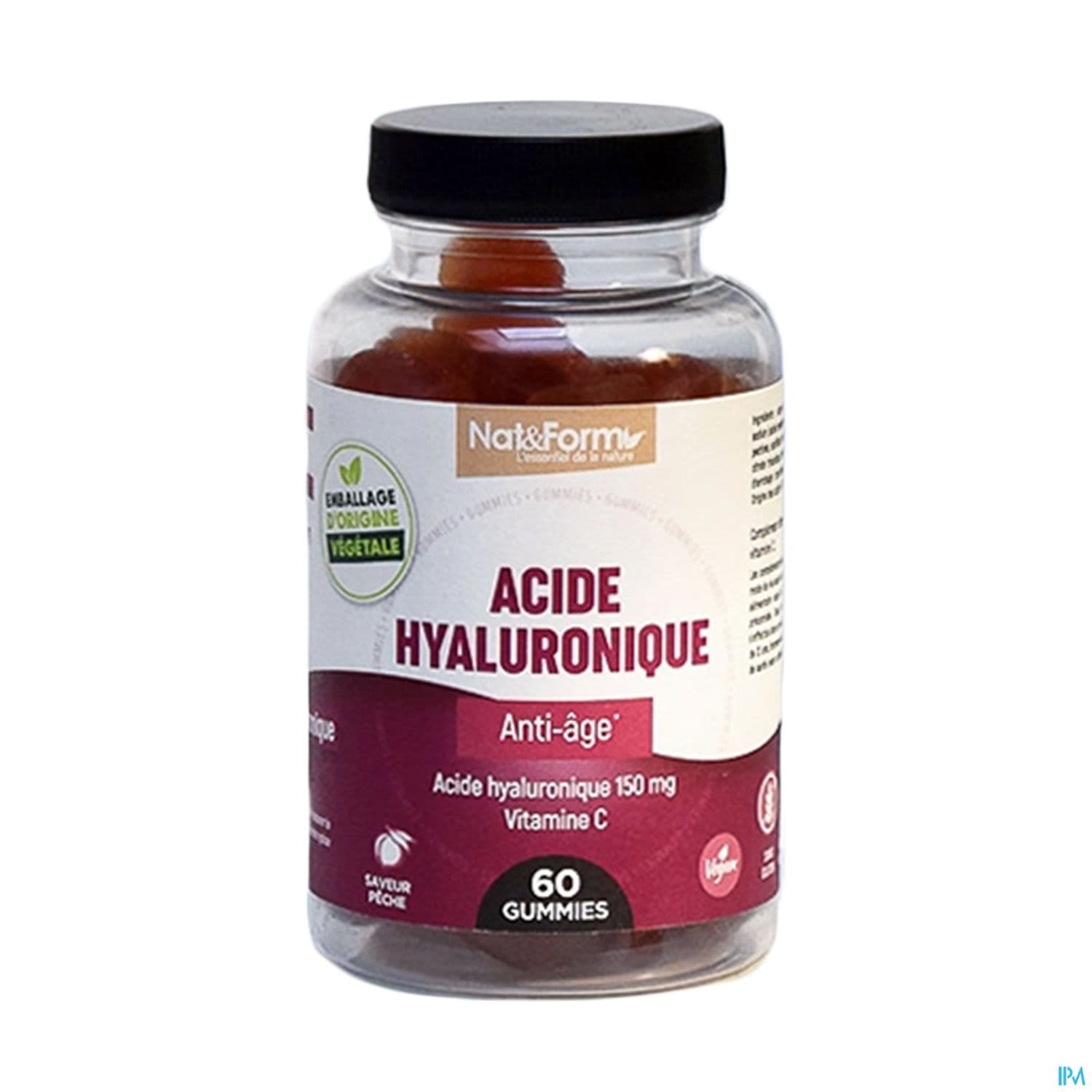Nat Et Form Acide Hyaluronique Gommes 60