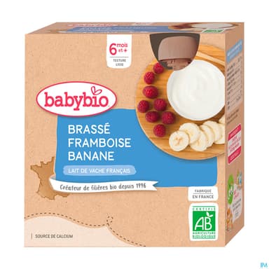 BABYBIO GOURD BRASS FRAMB/BAN4X85G