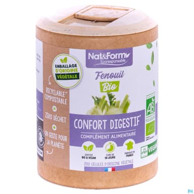 NAT&FORM ECO FENOUIL BIO GELVEG200