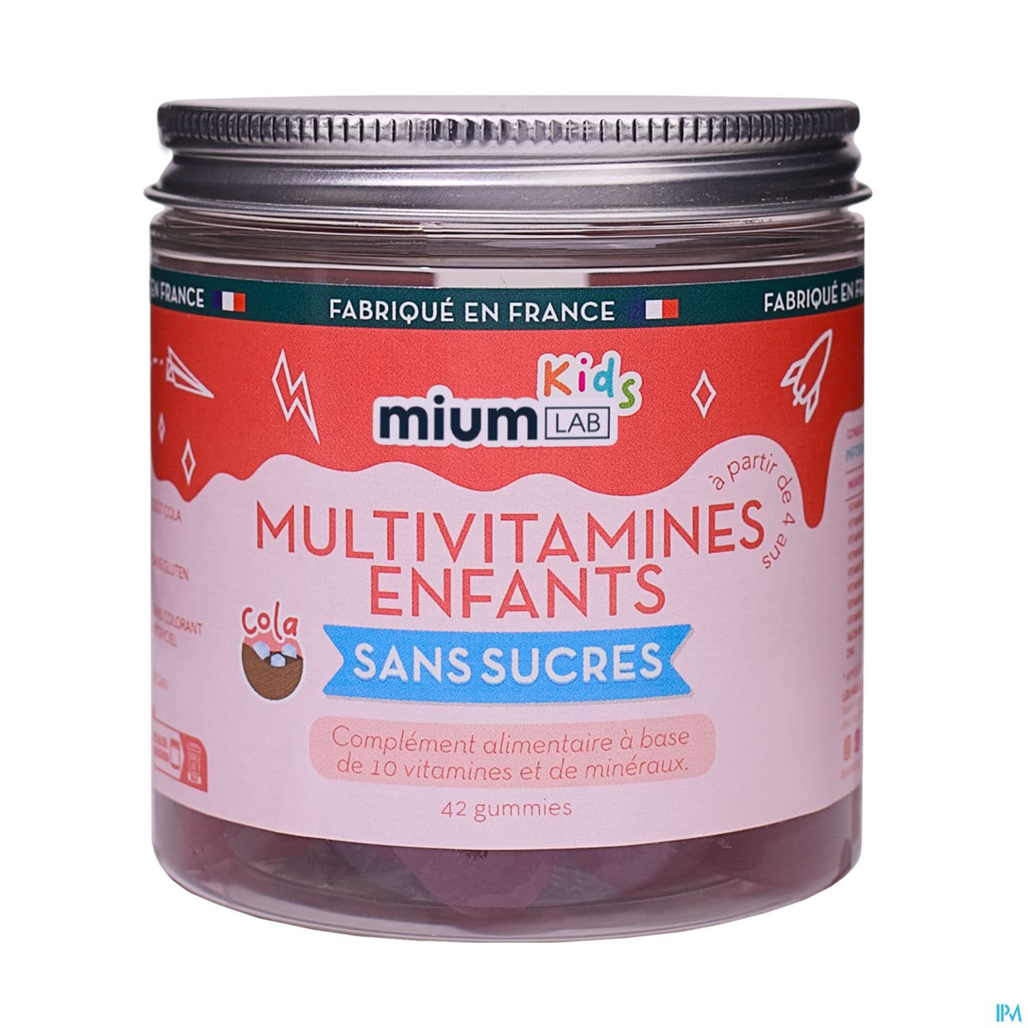 Mium Lab Multivitamines Sans Sucre Enfants Gummies 42
