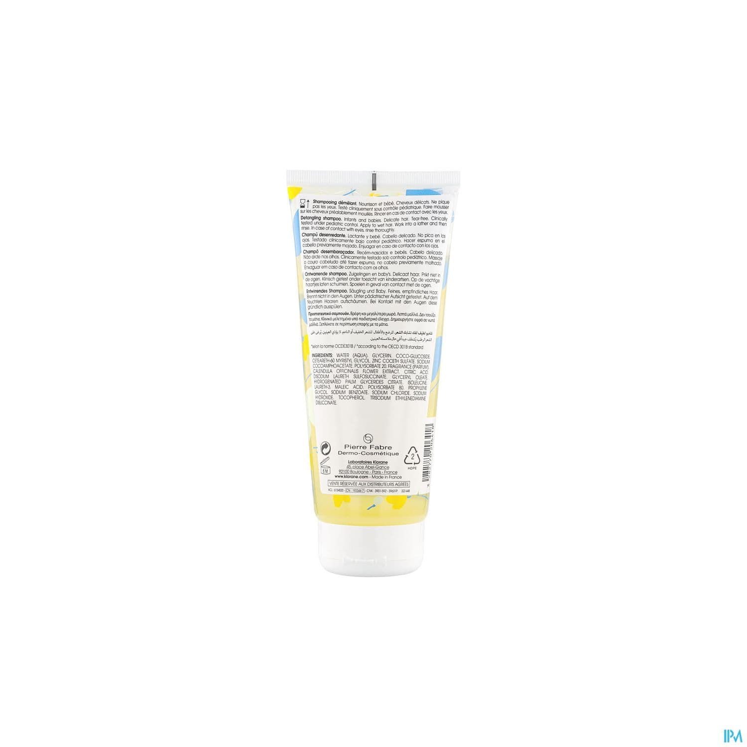 KLORANE BB SH DEMELANT 200ML