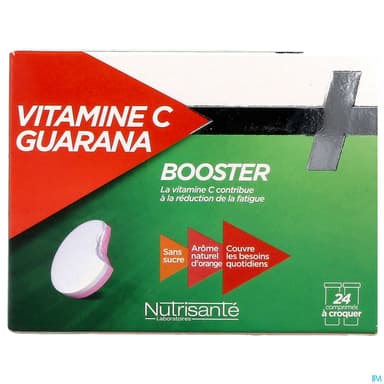 Vitavea Vitamine C + Guarana Comprime Croquer 12 X2