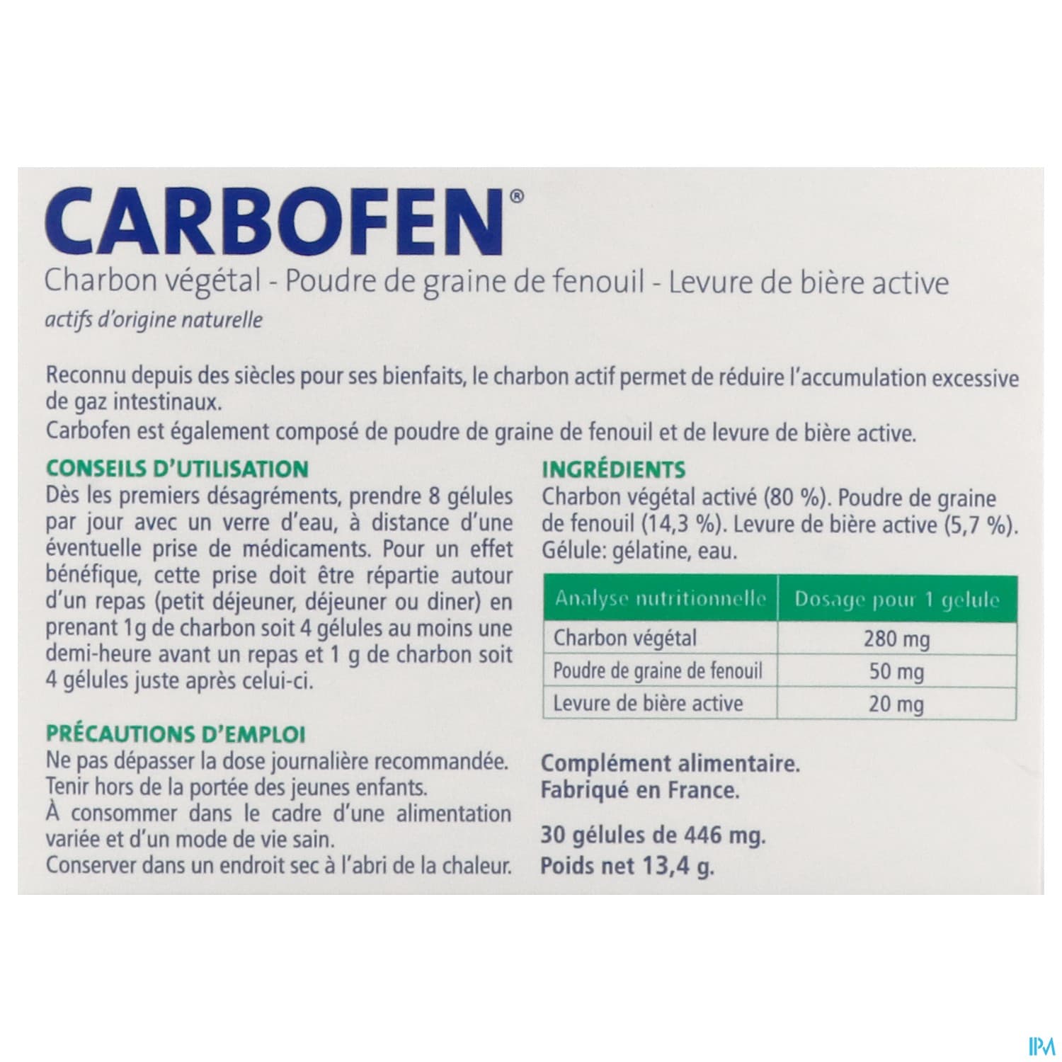 CARBOFEN DIGEST GELUL 30