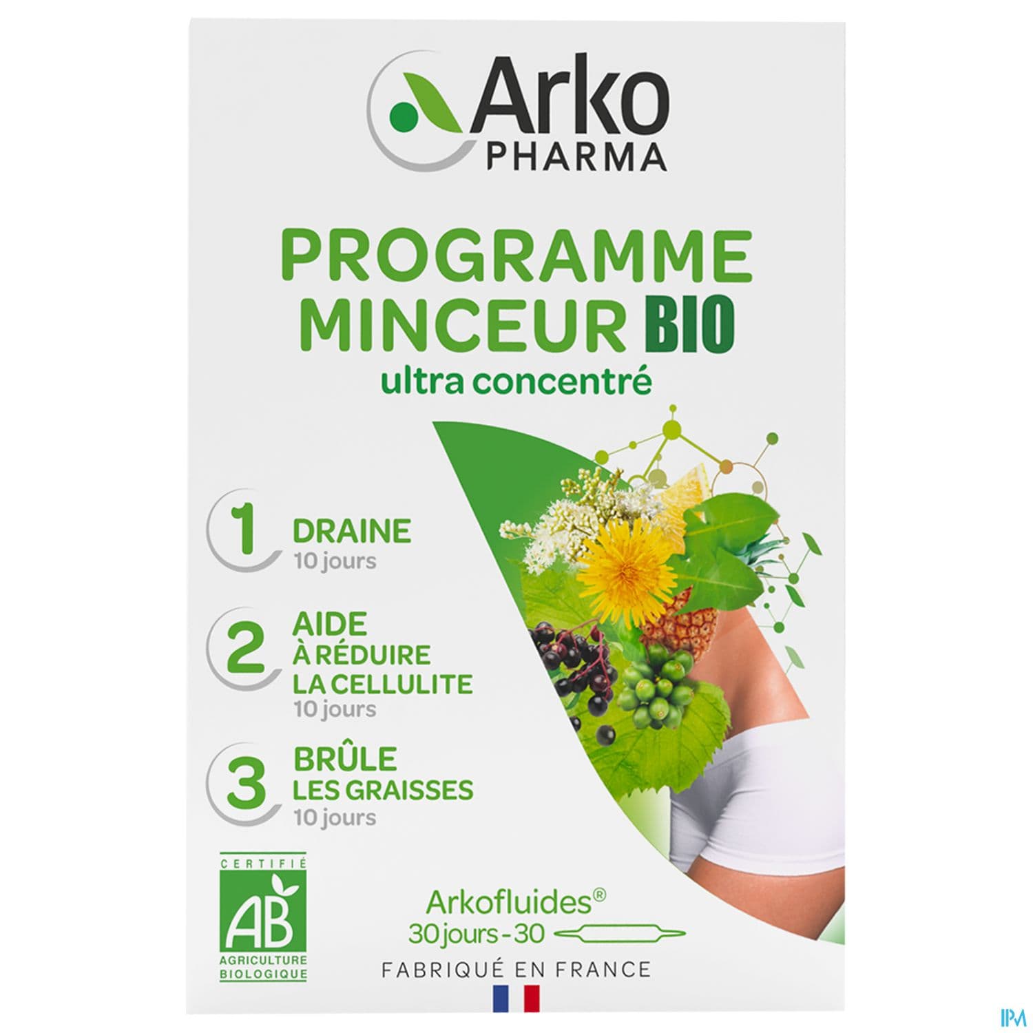Arkopharma Arkofluides Bio Programme Minceur Ampoule Buvable 10ml 30