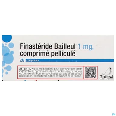 Finasteride Bailleul 1mg Comprime 28