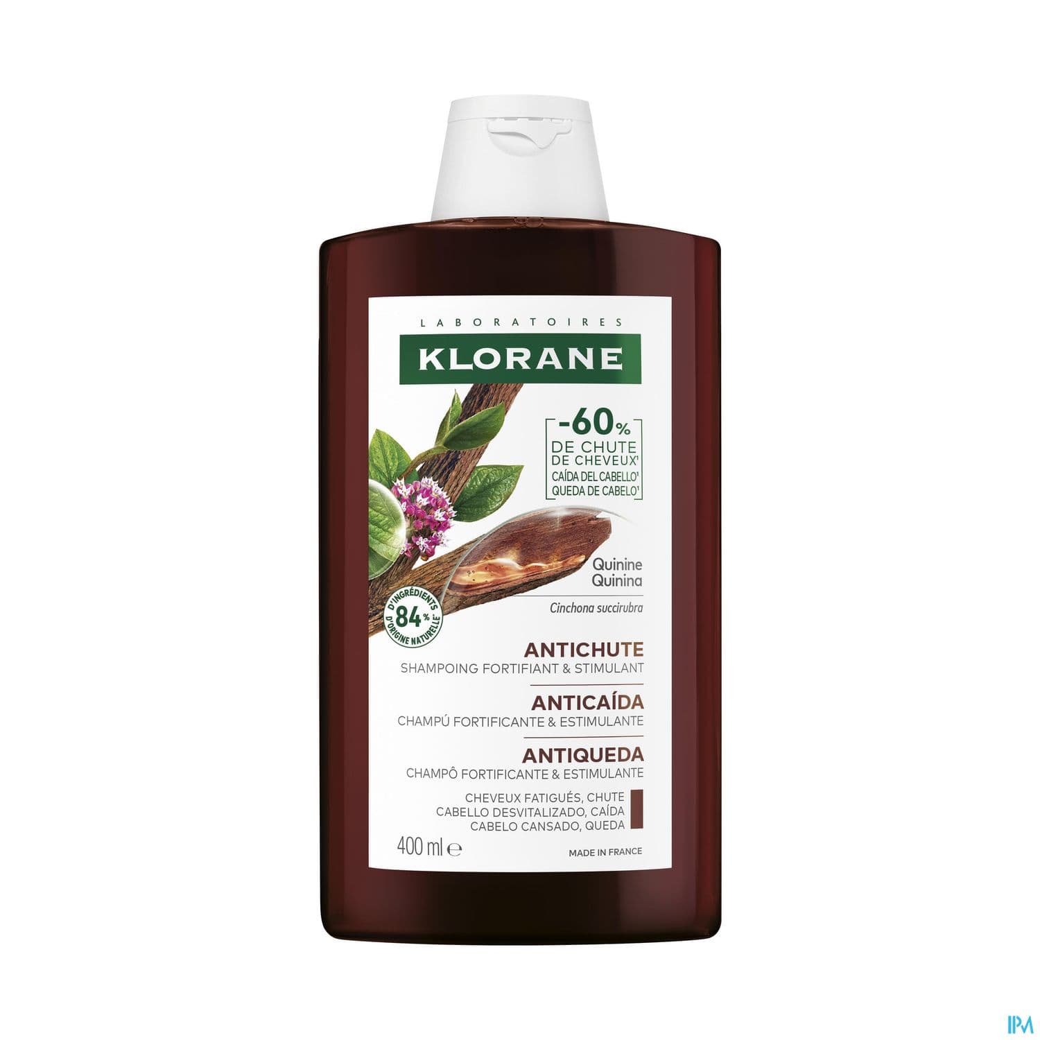 KLORANE SH QUININE EDELWEISS 400ML