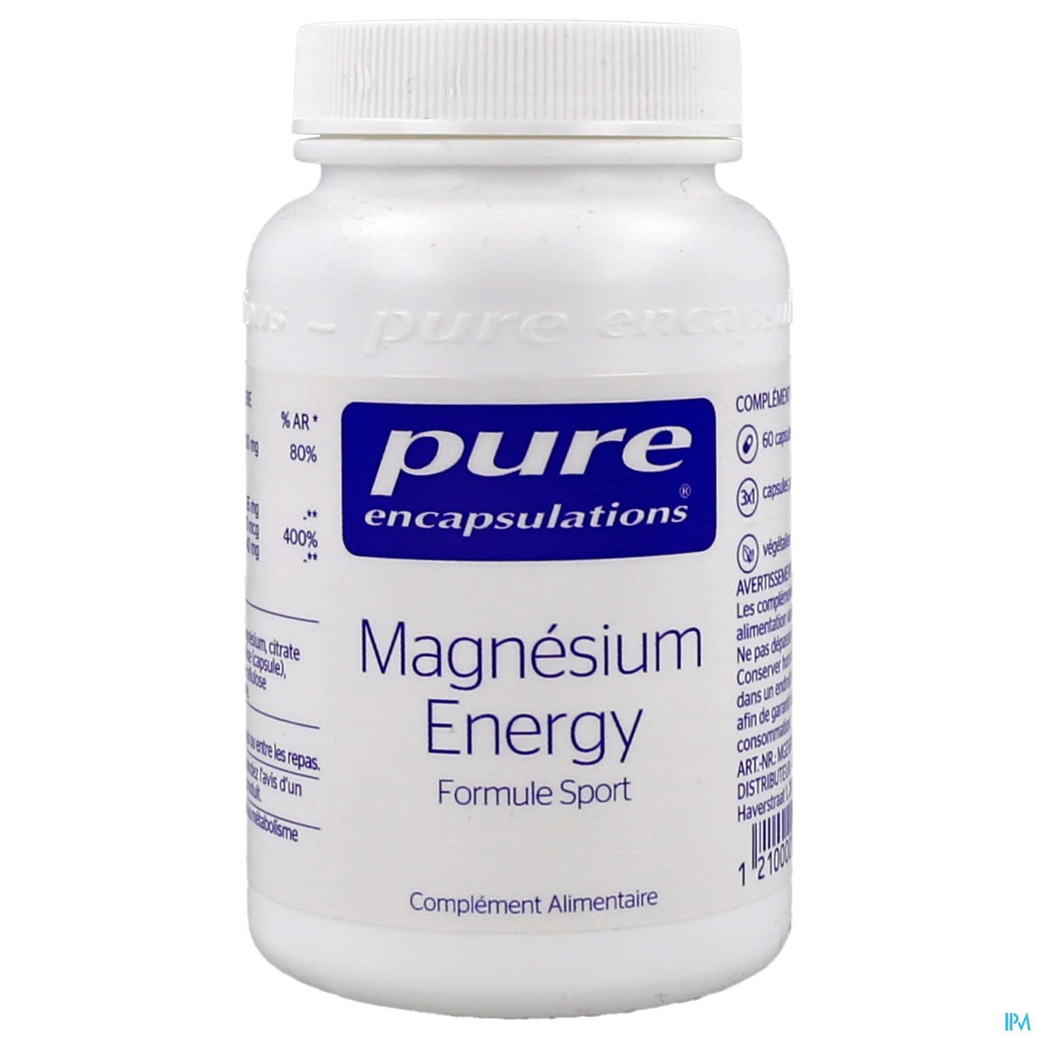 PURE ENCAPSULAT MAGN ENERGY CAPS60