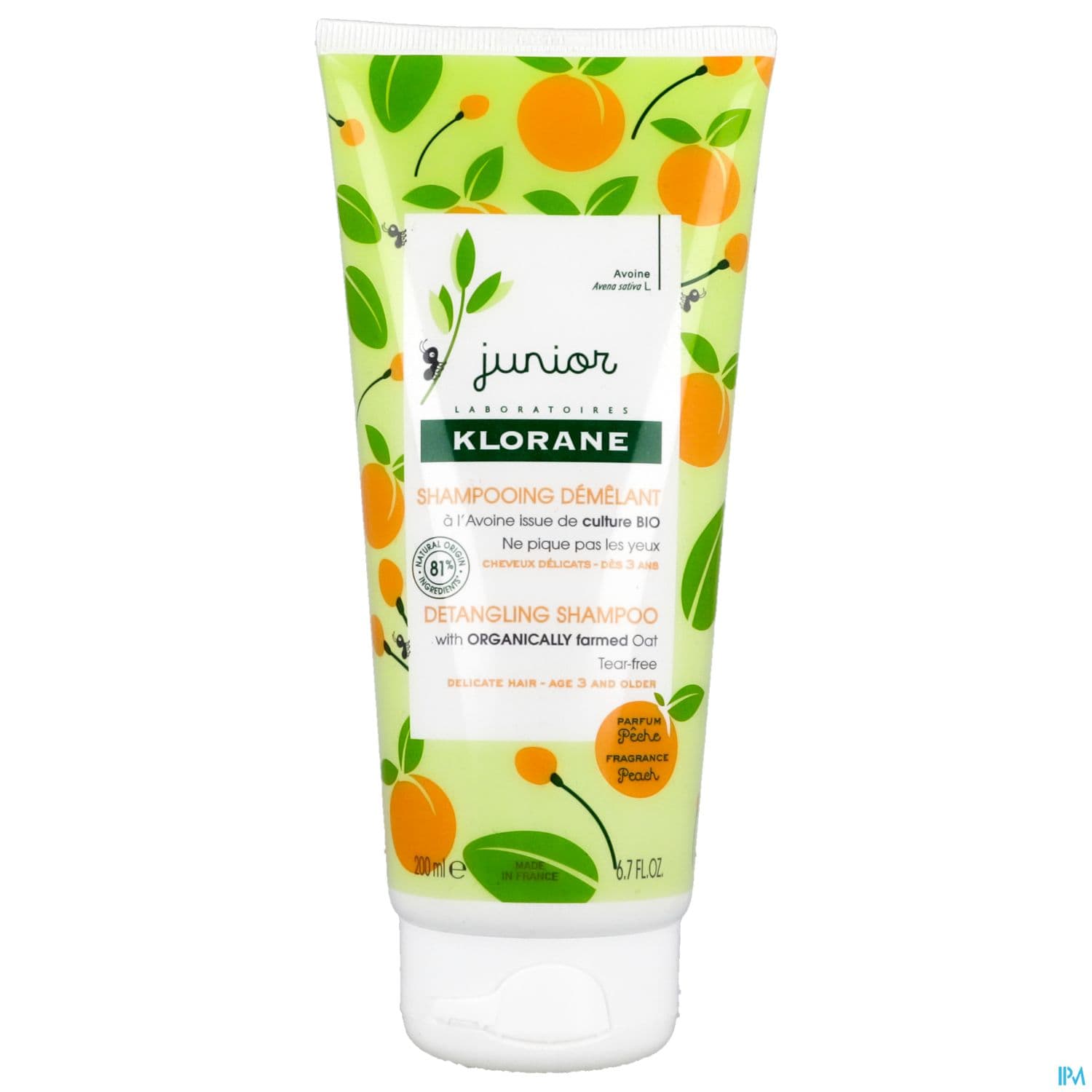 KLORANE JUNIOR SH DEM PECHE 200ML